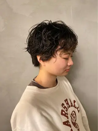 ショート パーマ/ 🌿nanakoのヘアスタイル