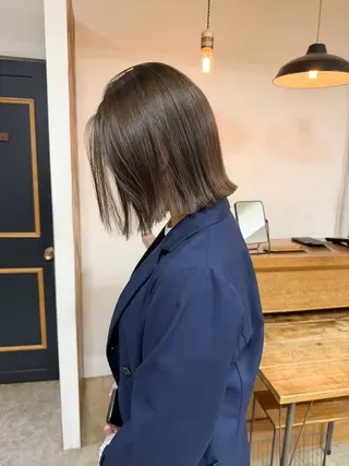 ミディアム カラー ボブ&韓国レイヤー/ 艶カラー♡TOMOEのヘアスタイル
