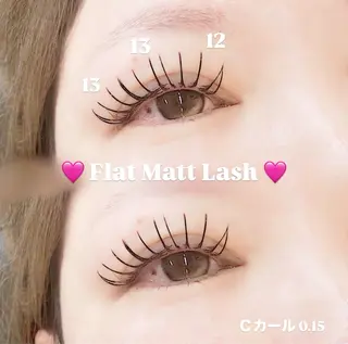 マツエク・マツパ 梶畠 麗奈のマツエク・マツパデザイン
