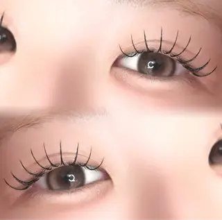 マツエク・マツパ 。ꕤ°₊sakura 束感まつ毛⊹𓈒✿のマツエク・マツパデザイン