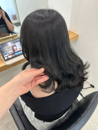 ミディアム カラー レイヤー/ヘアセット 💐nao.のヘアスタイル