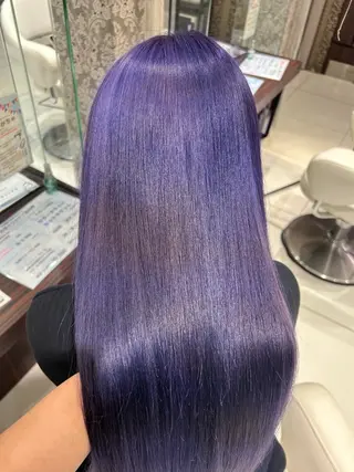 ロング カラー EARTH 市野のヘアスタイル