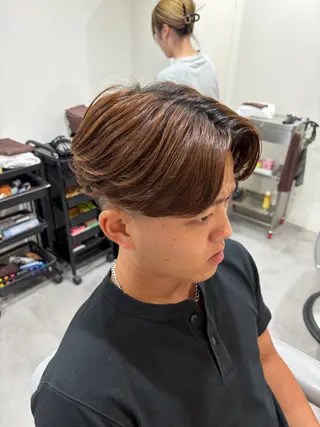 ショート パーマ メンズ メンズ特化･フェザー パーマ コウタロウのヘアスタイル