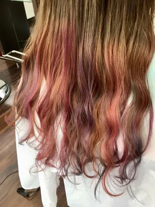 ロング カラー 川合 勇気のヘアスタイル