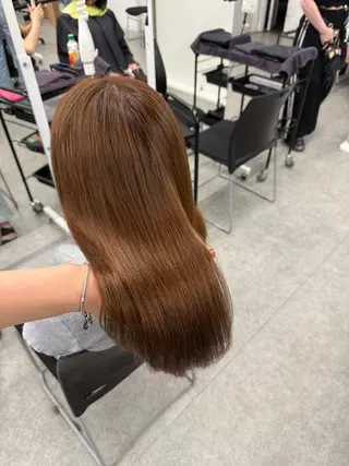 ロング カラー 🍀ブラウンベージュ sakura🍀のヘアスタイル