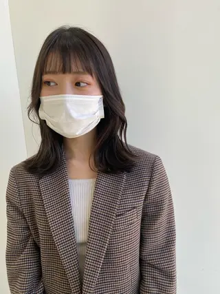 ミディアム カラー ヒラノホナミ 🫧艶髪🫧髪質改善のヘアスタイル