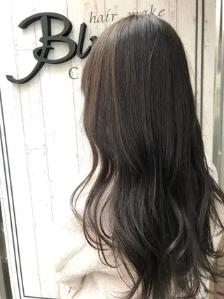 ロング カラー 韓国風カット osugiのヘアスタイル