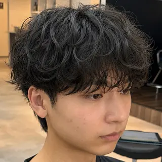 パーマ メンズ 男の理想を叶える🔥 メンズパーマ特化|関のヘアスタイル