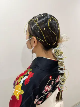 ヘアアレンジ Neale.♡ ROLA京橋のマツエク・マツパデザイン