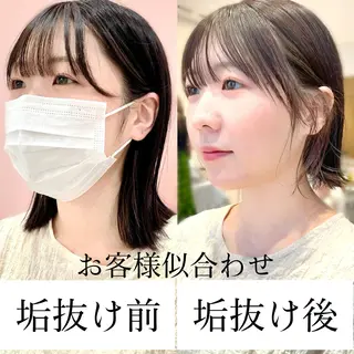 ミディアム カラー レイヤー専門家 ダブルカラー修のヘアスタイル