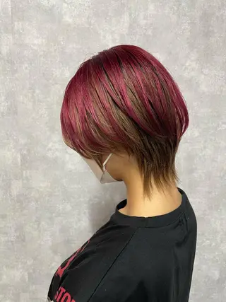 ショート モテ髪/ボブ/ショー ト/アダチフウトのヘアスタイル