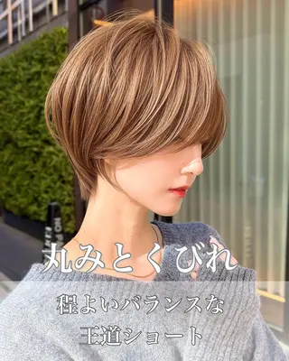 ショート カラー ⭐️銀座/ショート/ 艶カラー/りょうがのヘアスタイル