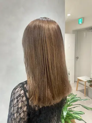 ミディアム カラー ヘアアレンジ 🎀レイヤー 透明感 カラーyuuri🎀のヘアスタイル