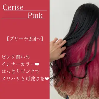 ロング カラー ヘアアレンジ 🐚🧸 MAKI 🧸🐚のヘアスタイル