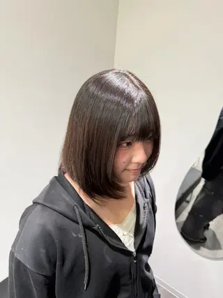 ミディアム 池田 勇児のヘアスタイル