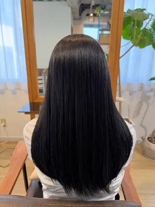 セミロング カラー RENA|透明感 カラー×癒しスパのヘアスタイル