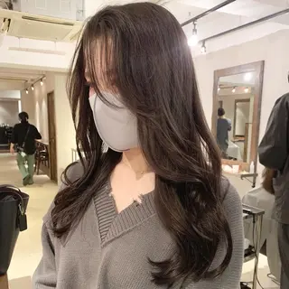 ロング カラー 透明感カラー✂︎ /縮毛矯正/YUKAのヘアスタイル
