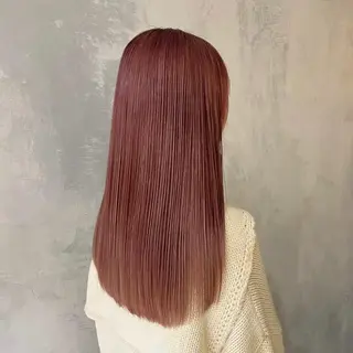 ロング カラー レイヤー/小顔前髪 🤍wakaのヘアスタイル