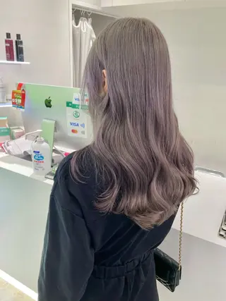 ロング カラー 大人っぽ韓国🤍ブリ ーチ/mitsukiのヘアスタイル