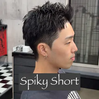 ショート パーマ ヘアアレンジ メンズ MENIN メンズ サロン 望月 涼太のヘアスタイル