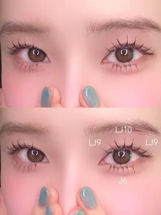 マツエク・マツパ KKSBeauty 心斎橋本店Mのマツエク・マツパデザイン