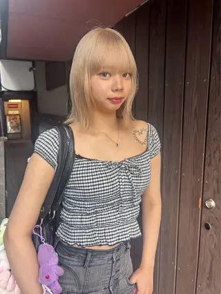 カラー ハイトーン レイヤー🎀meiのヘアスタイル
