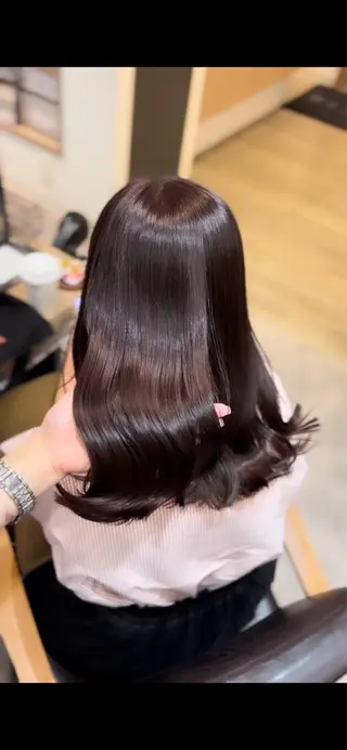 ロング カラー 表参道/ピンク♡ 盛れる顔周り♡amiのヘアスタイル