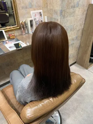 ミディアム カラー 和久井 琉空のヘアスタイル