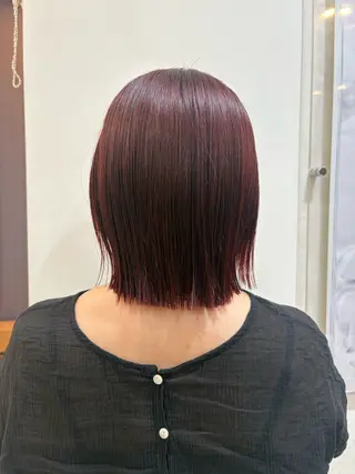 ミディアム 奥山 歩のヘアスタイル