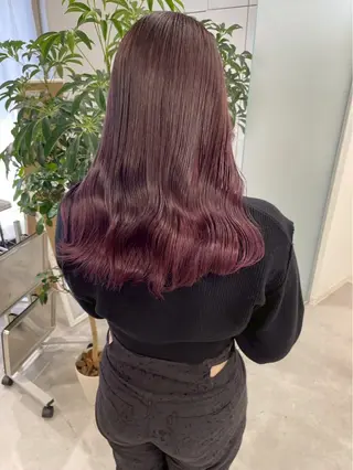 セミロング カラー 🍓mito/ ブリーチ/カラー🍓のヘアスタイル