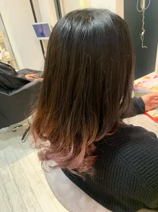 ロング period. ほりはるかのヘアスタイル