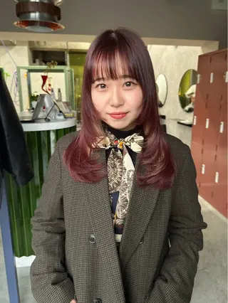 ロング カラー 梅田デザインカラー 🌈🏆ヒノキのヘアスタイル