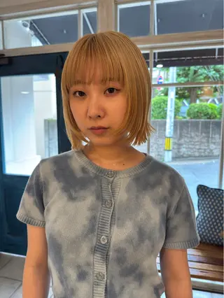 ミディアム kai🐇透明感 カラー/レイヤーのヘアスタイル