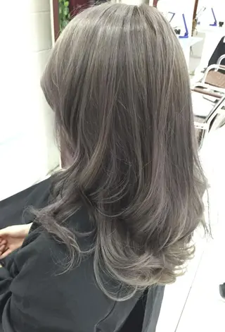 カラー ロング Days 透明感カラーのヘアスタイル