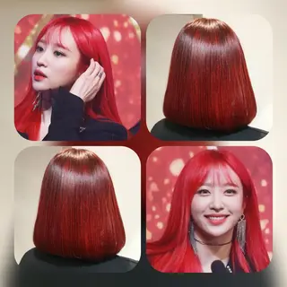 ミディアム カラー ヘアアレンジ 柔らか垢抜けｶﾗｰと ｶｯﾄ🫧ASUKAのヘアスタイル