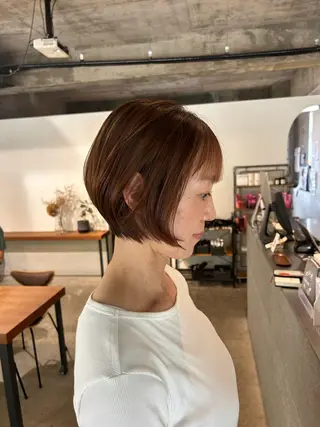 ショート twig 山田 永嶋芽衣のヘアスタイル