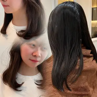 ミディアム カラー mai / linoah˚✧のヘアスタイル