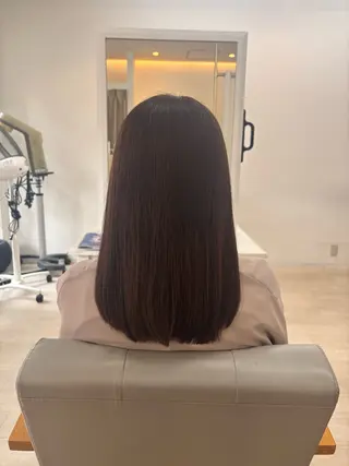 セミロング ワタセ ヒメカのヘアスタイル