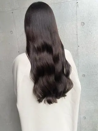 ロング カラー モテ前髪 タゴメ シンヤのヘアスタイル