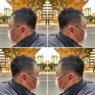 メンズ 髪質改善/艶カラー ⚡️コメス/錦糸町のヘアスタイル
