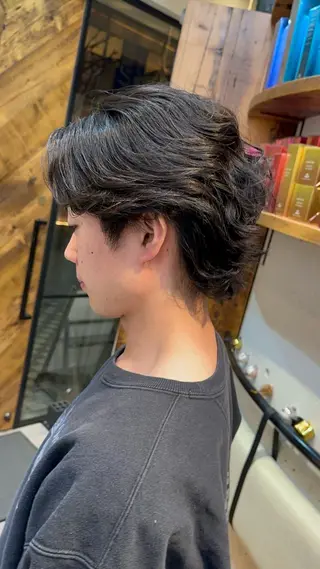 パーマ メンズ 【gemini店長】 メンズ特化中野稜平のヘアスタイル