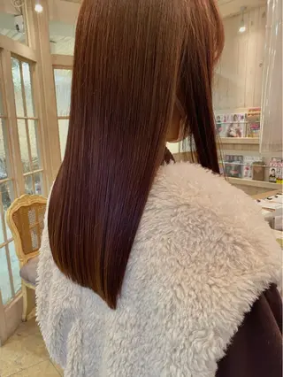 ロング カラー 森 早希絵のヘアスタイル