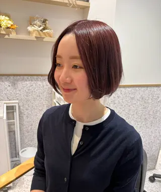 ショート カラー 暖色カラー/ パリジェンヌ💟みくのヘアスタイル