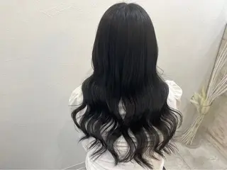 ロング ヘアアレンジ naho💚 /wカラー/縮毛矯正のヘアスタイル