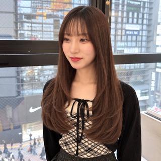 ロング 似合わせ 美髪矯正 ミツキのヘアスタイル
