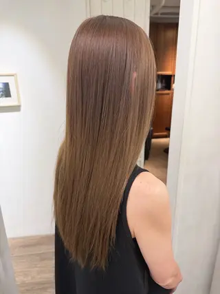 ロング カラー ハイライト⭐️上野 高広のヘアスタイル
