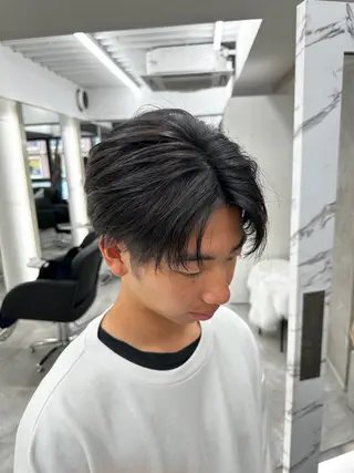ミディアム メンズ 【メンズ特化美容師】 Toma🎯のヘアスタイル