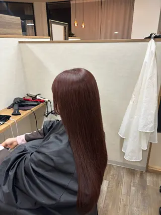 ロング 竹本 梨夢のヘアスタイル