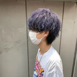 ショート カラー メンズ 🔷横浜1のパーマ 職人🔷将太郎のヘアスタイル