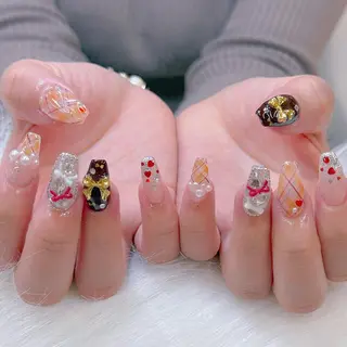 ネイル ANH ゴテゴテネイルのネイルデザイン